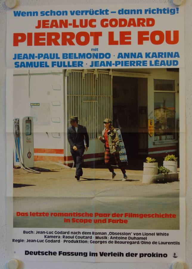 Pierrot le Fou re-release german movie poster